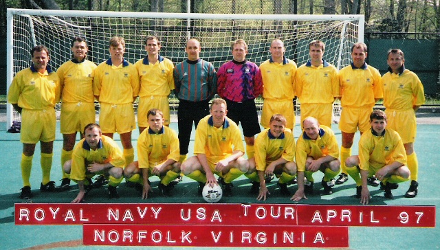 Royal Navy 1997 Virginia tour by Fozzy (see description below for names)